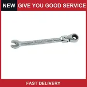 Universal 8mm 0.31" Double Flex-Head Open End Spanner Ratchet Wrench Pack of 1