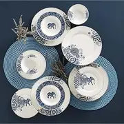 Karaca 24 PCS, 6 Person, Dishwasher Safe, Premium Porcelain Dinnerware Set