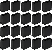 EMSea 50pcs USB Cap Port Cover Anti Dust Oxygen Protector 12mmx5mm for Computer Cell Phone Keyboard Black