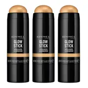 Rimmel Glow Stick Highlighter Illuminator - 004 Treasure x3