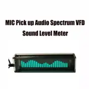 MIC Pick up Audio Spectrum VFD Sound Level Meter VU Meter Screen Display NICE