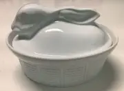 Cordon Bleu Lidded (Rabbit) All White Casserole NEW