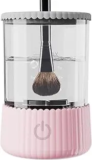 Automatic Makeup Brush Cleaner Machine, 15CM Electric Makeup Brush Cleaner, Convenient Makeup Brush Cleanser for All Size Brush, Efficient Makeup Brush Cleaning Machine, for Women & Girls