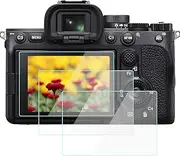 A7IV Screen Protector Compatible for Sony Alpha 7 IV A74 Mirrorless Camera, KOMET 9H HD Tempered Glass Anti-Bubble Anti-scratch Anti-fingerprint (3 Pack)