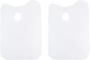 KALLORY Plastic Paint Trays for Art 2pcs Plane Design Watercolor Paint Palette Safe for Boys and Girls
