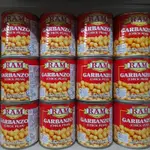 RAM GARBANZOS 鷹嘴豆 225G 菲律賓 罐頭 桃爾豆 雞心豆 埃及豆 雪蓮子 CHICK PEAS