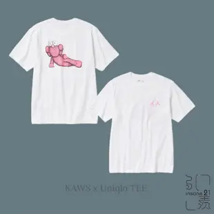 KAWS X UNIQLO UT 親子 短袖 短T 白粉 男女 孩童 TEE 【Insane-21】