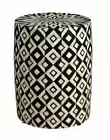 Side Table / End Table Handmade Bone Inlay Wooden Modern Pattern Home Furniture