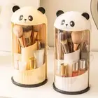 With Lid Makeup Brushes Storage Box PP Cosmetic Brush Holder Makeup Brush