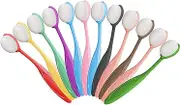 Blending Brushes for Crafts, 12PCS Craft Ink Blending Brushes Colorful Painting Brushes Background Stencil Brush Set Makeup Blush Artist Craft Tool for Painting, Drawing, Card Making, Stamp, Stencil
