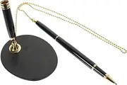 DOITOOL Multi Function Signature Pen with Chain and Holder Office Supply for Banking and Desk Use for Professional Writing and Signing