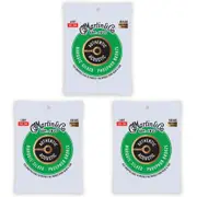 3x Martin Guitar Authentic Silked Strings 92/8 Phosphor Bronze MA540S Light
