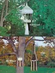 Vintage Macrame Enchantment Book with Nursery Carousel & Owl Patterns # SP1