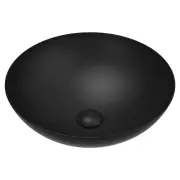 Aluca Above Counter Basin, Matte Black