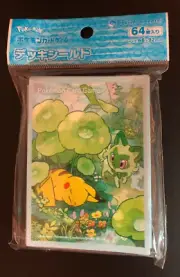 Pikachu & Sprigatito Card Sleeves (64ct) - Pokémon Center Japan - US Seller