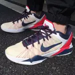 公司貨NK ZOOM KOBE 7 USA OLYMPIC 白紅 奧運會 科比7代 男子實戰籃球鞋 488371-102