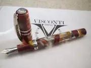 Visconti Homo Sapiens Arizona Sunset Crystal LE fountain pen 18kt Au F nib MIB.E