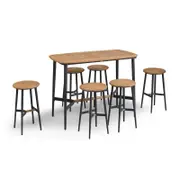 SIMPO Bella 7-Piece Outdoor Bar Setting