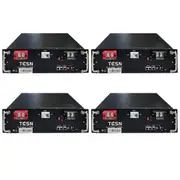 4x 5120Wh 51.2V 100Ah LiFePO4 Battery Module Premium Prismatic Cells 4000 Cycle Life
