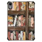 iPad mini (6th gen) iPad Impact Case Bookshelf Garden by KT's Canvases