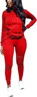 Nimsruc Women's Two Piece Outfits Casual Long Sleeve Pant Sets…