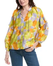 Marella Modane Silk-Blend Top