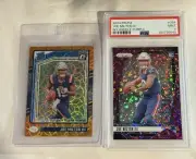 2024 Panini Optic/Prizm Joe Milton III RC Orange Scope/No Huddle Purple Prizm