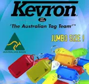 GIANT LARGE Kevron Key Tags - Bulk Lot ( x25 Tags )