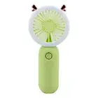 Mini Fan Compact Adorable Students Mini Usb Desk Fan with Led Light Colorful
