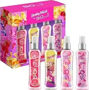 Body Mist By So Luscious Four Mini Mist Fragrance Mist Gift Set for Women, 4 x 100ml - Travel Size Perfume Body Spray Collection