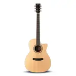 【鳳山名人樂器】NEOWOOD GUITAR SWIFTLY系列 GA1C (GA桶身/缺角) 附原廠袋 雲杉木 享免運