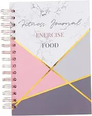 SECFOU Fitness Plan Book Planner Accessories for Women Exercise Book Exercise Planner for Motivation Planner Notebook Fitness Journal for Daily Use Workout Tracking Notebook Fitness Books
