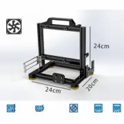 Open Frame ITX PC Case Steel Aluminum Computer Mini Cooling Case SFX Black White