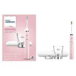 新款 Philips【美國代購】飛利浦 Sonicare DiamondClean 電動牙刷HX9362-粉紅