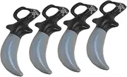 Kisangel 4PCS Inflatable Pirate Sword Realistic Balloons for Halloween Party Decorations Birthday Celebrations Stage Activities Party Supplies