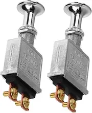 FUNOMOCYA 2pcs Modified Pull Switch Switches Fan Switch Heavy Duty Switch Pull Chain Switch Three Way Switch Automotive Switch Kill Switch for Car Balatro Switch Starter Switch Copper