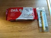 Das Modelling Clay Air-Dry Sculpting No Baking Self Hardening White 2.2lbs