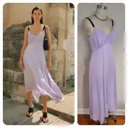 NEW Witchery ELLERY X Georgette MAXI DRESS [10 12 14 S M L] DESIGNER PURPLE $249