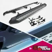 FOR 14-16 HIGHLANDER BLACK ALUMINUM 3.5"RUNNING BOARD SIDE ASSIST STEP NERF BAR