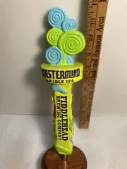 FIDDLEHEAD BREWING MASTERMIND DOUBLE NEIPA draft beer tap handle. VERMONT.