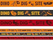 3 Roll Dino Dig Site Caution Tape 20 Feet Dinosaur Zone Dinosaur Party Decorations Themed Dino Party Supplies for Kids Birthday Baby Shower VBS Vacation Bible School Decor