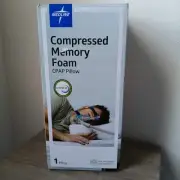 Medline CPAP Pillow Compressed Memory Foam CertiPUR-US For Use With CPAP Mask
