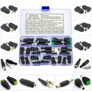 DC Power Jack 90 Degree Angle Connector, DC Power Supply Jack DC2.5x0.7 DC3.5...