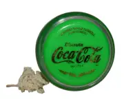 VINTAGE RARE TOY MEXICAN GENUINE YO-YO RUSSEL MASTER GREEN COCA COLA