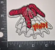 Spiderman Patch Hand Web Quality Patch Iron On or Sew Embroidery Fast Shipping