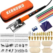 Wood Burning Kit, 76Pcs Pyrography Wood Burning Tool Kit 60W Adjustable Tempera