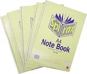 SPIRAX Notebook Side Opening 120 Page A4 Pack of 5, No. 595