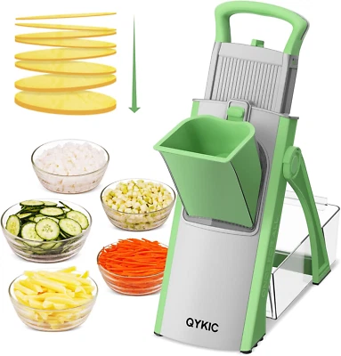 Upgrade Mandoline Food Slicer for Kitchen, Adjustable Potato Slicer, Multifuncti