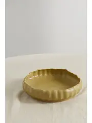 [MARLOE MARLOE] MARLOE MARLOE - + Net Sustain Chloe Ceramic Serving Bowl - Mustard - One size One size Yellow