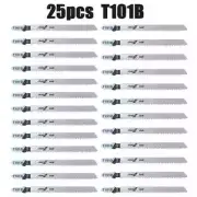 25pcs 4" Reciprocating Saw Blades Set Electric Wood Pruning 5TPI Saw Blades